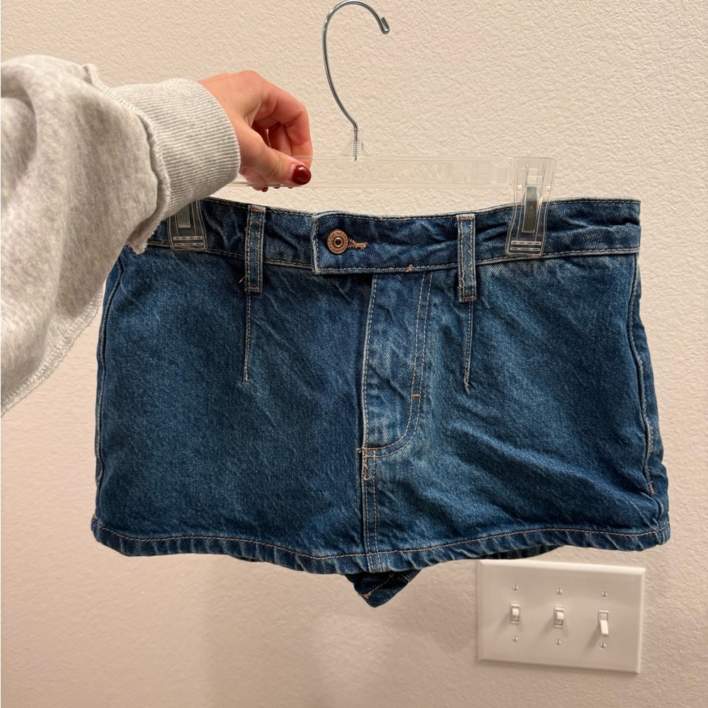 Blue Denim Shorts